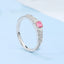 GENUINE PINK DIAMOND & DIAMOND RING (#:MQJZ21)