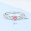 GENUINE PINK DIAMOND & DIAMOND RING (#:MQJZ21)
