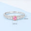 GENUINE PINK DIAMOND & DIAMOND RING (#:MQJZ21)
