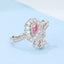 GENUINE PINK DIAMOND & DIAMOND RING(#:MQJZ23)