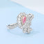 GENUINE PINK DIAMOND & DIAMOND RING(#:MQJZ23)