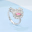 GENUINE PINK DIAMOND & DIAMOND RING(#:MQJZ23)