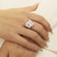 GENUINE PINK DIAMOND & DIAMOND RING(#:MQJZ23)