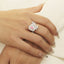 GENUINE PINK DIAMOND & DIAMOND RING(#:MQJZ23)