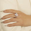 GENUINE PINK DIAMOND & DIAMOND RING(#:MQJZ23)