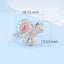 GENUINE PINK DIAMOND & DIAMOND RING(#:MQJZ23)