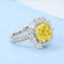 GENUINE YELLOW DIAMOND & DIAMOND RING(#:MQJZ26)