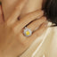 GENUINE YELLOW DIAMOND & DIAMOND RING(#:MQJZ27)