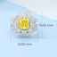 GENUINE YELLOW DIAMOND & DIAMOND RING(#:MQJZ27)