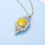 GENUINE YELLOW DIAMOND & DIAMOND Necklace(#:MQXL01)