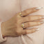 GENUINE YELLOW DIAMOND & DIAMOND RING(#:P1001)