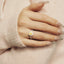 GENUINE YELLOW DIAMOND & DIAMOND RING(#:P1004)