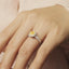 GENUINE YELLOW DIAMOND & DIAMOND RING(#:P1004)