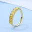GENUINE  YELLOW DIAMOND & DIAMOND RING(#:P1023)