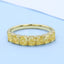 GENUINE  YELLOW DIAMOND & DIAMOND RING(#:P1023)