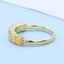 GENUINE  YELLOW DIAMOND & DIAMOND RING(#:P1023)