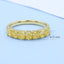 GENUINE  YELLOW DIAMOND & DIAMOND RING(#:P1023)