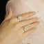 GENUINE YELLOW DIAMOND & DIAMOND RING(#:P1025)
