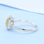 GENUINE YELLOW DIAMOND & DIAMOND RING(#:P1031)