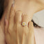 GENUINE YELLOW DIAMOND & DIAMOND RING(#:P1031)