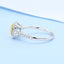GENUINE YELLOW DIAMOND & DIAMOND RING(#:P1032 )