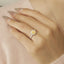 GENUINE YELLOW DIAMOND & DIAMOND RING(#:P1032 )