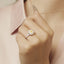 GENUINE YELLOW DIAMOND & DIAMOND RING(#:P1036  )