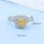 GENUINE YELLOW DIAMOND & DIAMOND RING(#:P1036  )