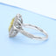 GENUINE YELLOW DIAMOND & DIAMOND RING(#:P1037  )