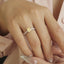 GENUINE YELLOW DIAMOND & DIAMOND RING(#: P1044  )