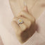 GENUINE YELLOW DIAMOND & DIAMOND RING(#:P1048   )