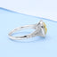 GENUINE YELLOW DIAMOND & DIAMOND RING(#:P1051 )