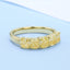 GENUINE YELLOW DIAMOND & DIAMOND RING(#:P1056 )