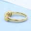 GENUINE YELLOW DIAMOND & DIAMOND RING(#:P1056 )