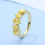 GENUINE YELLOW DIAMOND & DIAMOND RING(#:P1073 )