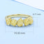 GENUINE YELLOW DIAMOND & DIAMOND RING(#:P1073 )