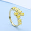 GENUINE YELLOW DIAMOND & DIAMOND RING(#:P1057 )