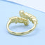 GENUINE YELLOW DIAMOND & DIAMOND RING(#:P1057 )