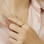 GENUINE YELLOW DIAMOND & DIAMOND RING(#:P1057 )