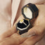 GENUINE YELLOW DIAMOND & DIAMOND RING(#:P1076)