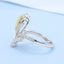 GENUINE YELLOW DIAMOND & DIAMOND RING(#:P1081  )