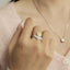 GENUINE YELLOW DIAMOND & DIAMOND RING(#:P1081  )