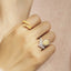 GENUINE YELLOW DIAMOND & DIAMOND RING(#:P1081  )