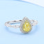 GENUINE YELLOW DIAMOND & DIAMOND RING(#:P1085  )