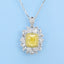 GENUINE YELLOW DIAMOND & DIAMOND RING(#:P1086  )