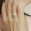 GENUINE YELLOW DIAMOND & DIAMOND RING(#:P1087   )