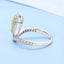GENUINE YELLOW DIAMOND & DIAMOND RING(#:P1089 )