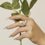 GENUINE YELLOW DIAMOND & DIAMOND RING(#:P1089 )