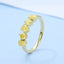 GENUINE YELLOW DIAMOND & DIAMOND RING(#:P1091)