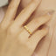 GENUINE YELLOW DIAMOND & DIAMOND RING(#:P1091)